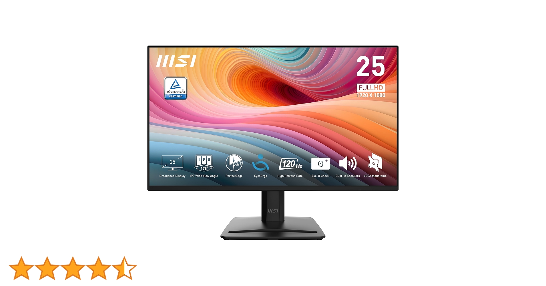 MSI PRO MP252 E2 ゲーミングモニター 24.5型 120Hz PRO MP252 E2 | Best 120Hz PerfectEdge Monitor for Work and
